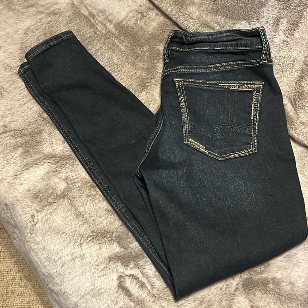 Silver Jeans Co Avery Skinny Mid-rise Jeans W29/L29